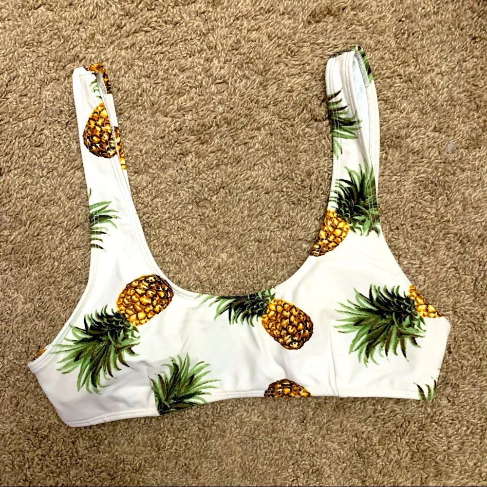 Forever 21 pineapple bikini top